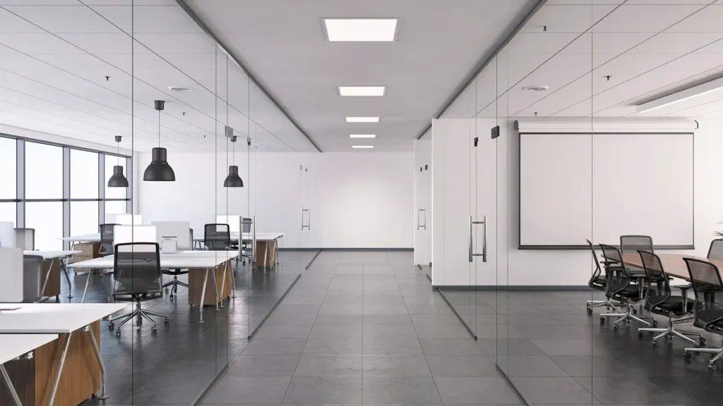 Fully equipped office space in Singapore with desks and a meeting room for EP holders seeking compliant workspace