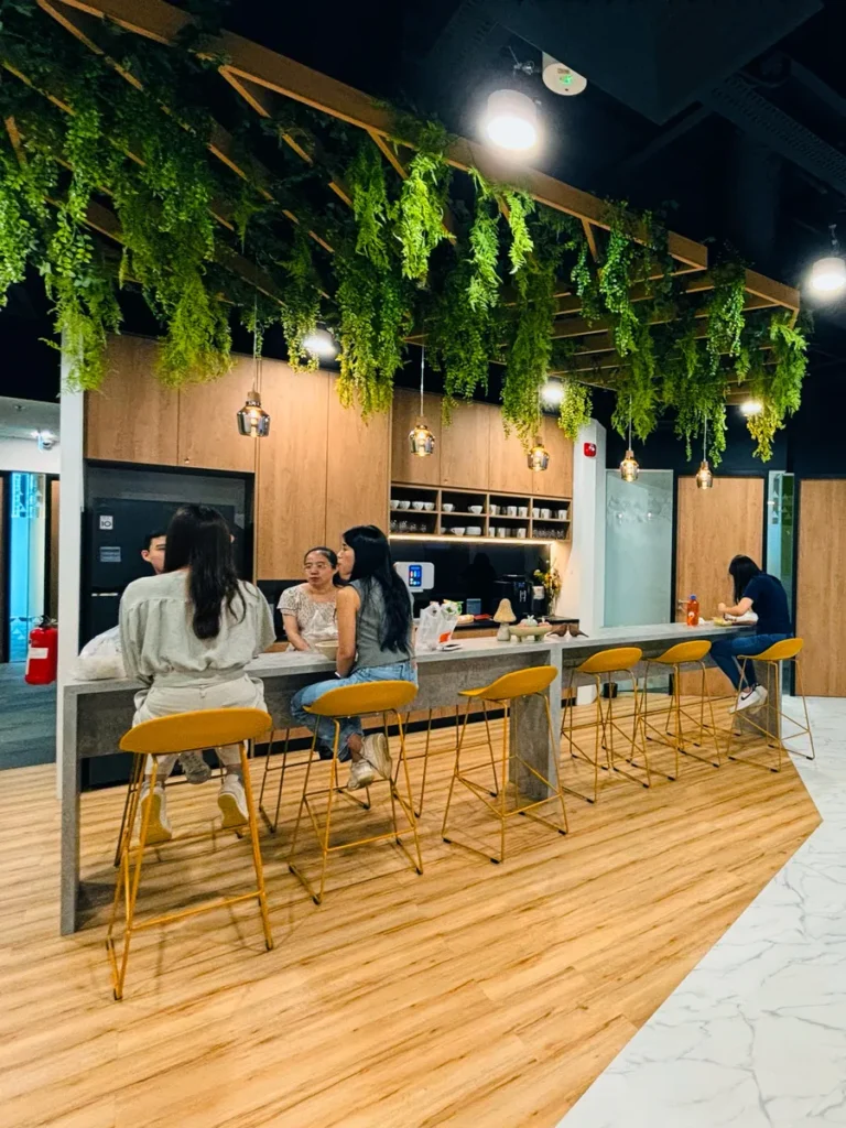shared-lounge-area-cwork Bright and inviting common area with comfortable seating at C-Work serviced office